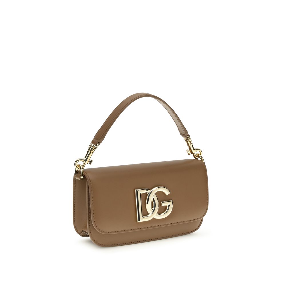 Dolce & Gabbana Brown Calf Leather Bos Taurus Handbag | Regal Royce