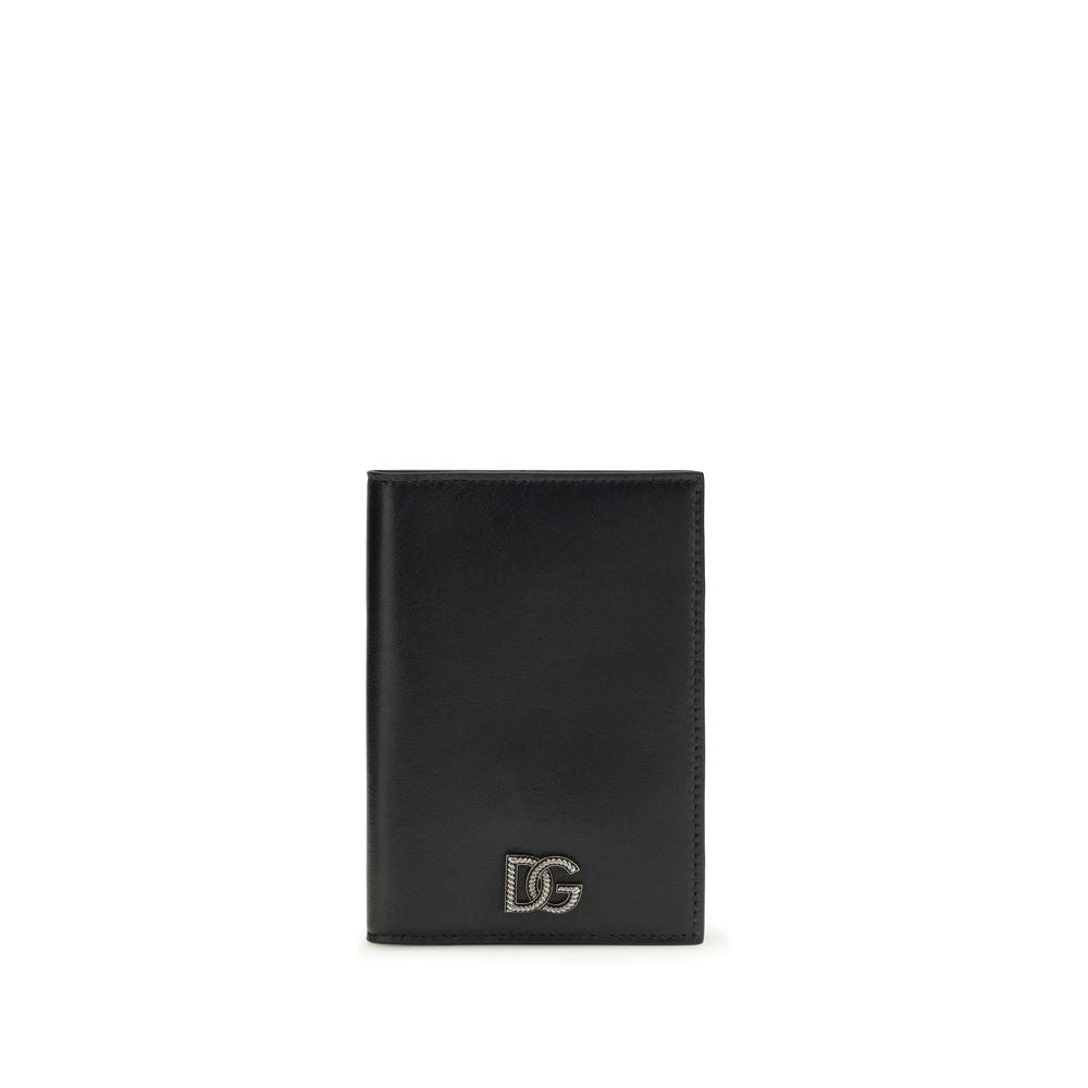 Dolce & Gabbana Black Calf Leather Bos Taurus Wallet | Regal Royce