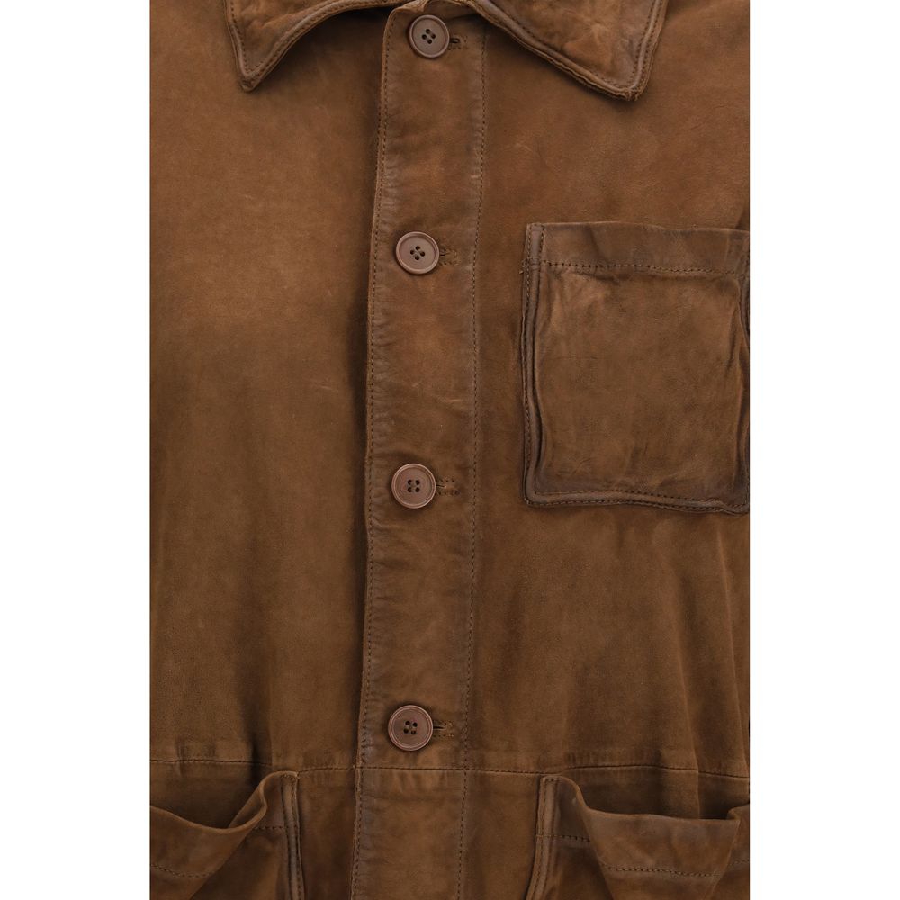 P.A.R.O.S.H. Brown Goatskin Coat | Regal Royce