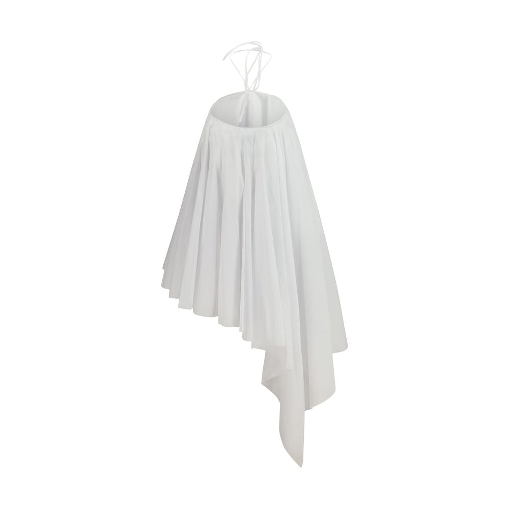Jacquemus White Cotton Casual Dress | Regal Royce