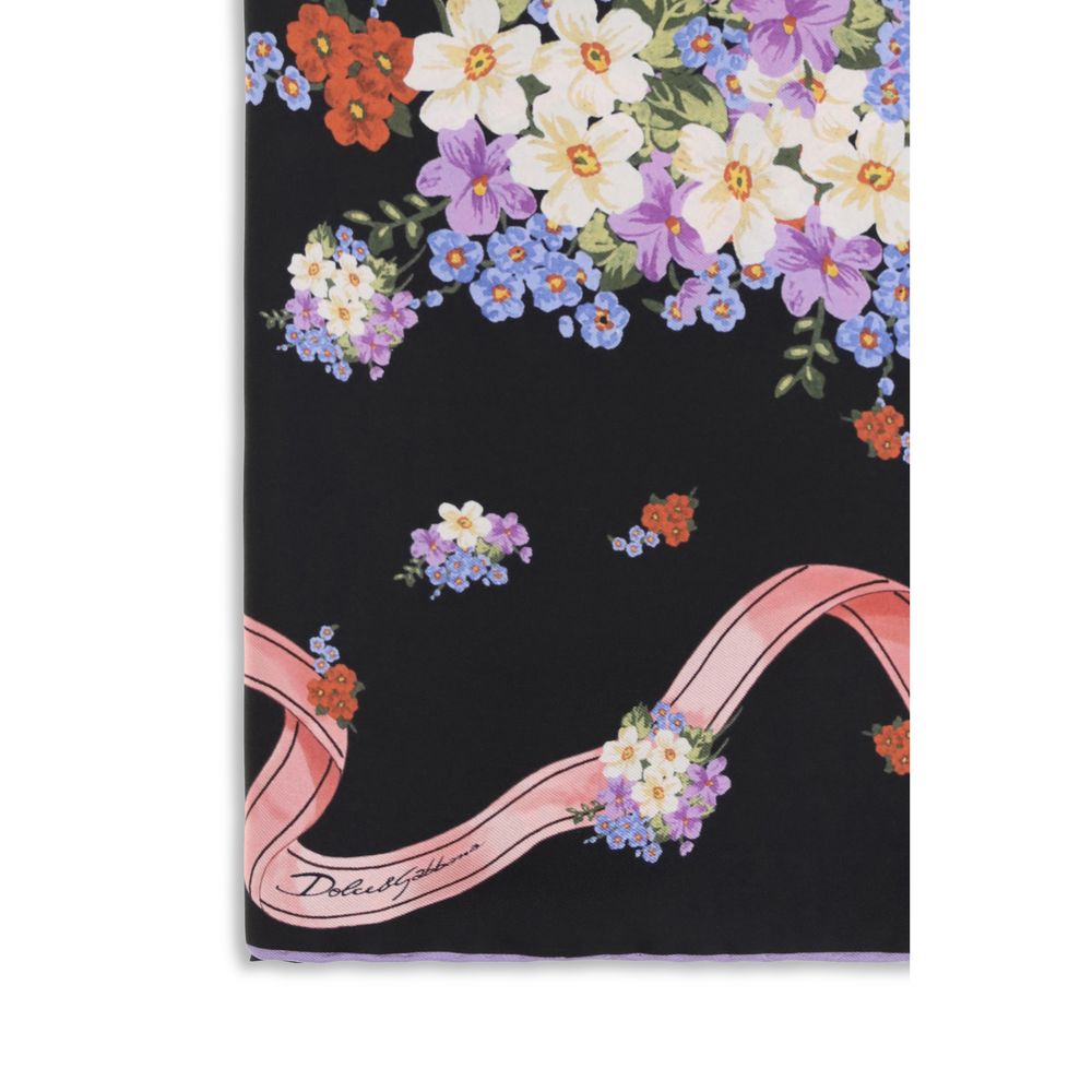 Dolce & Gabbana Multicolor Silk Scarf | Regal Royce