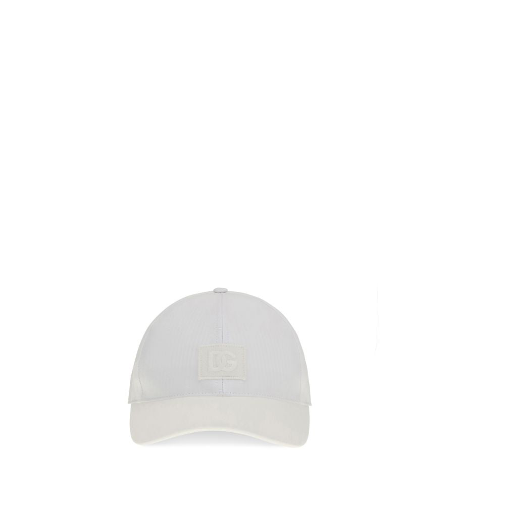 Dolce & Gabbana White Cotton Cap (Baseball Hat) | Regal Royce