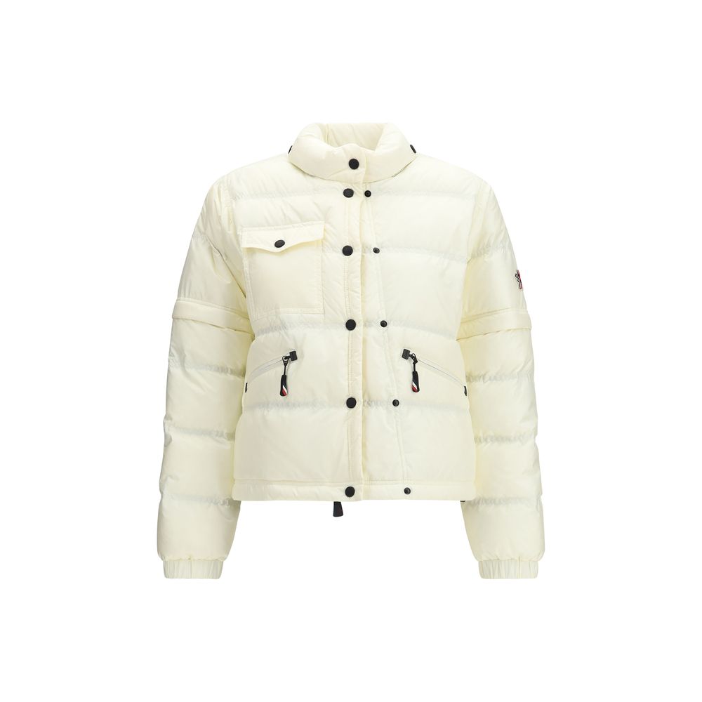 Moncler Grenoble Beige Polyamide Coat | Regal Royce