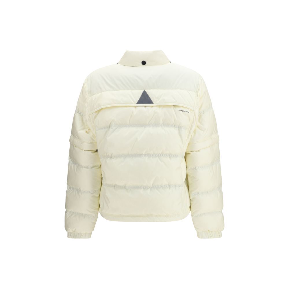 Moncler Grenoble Beige Polyamide Coat | Regal Royce
