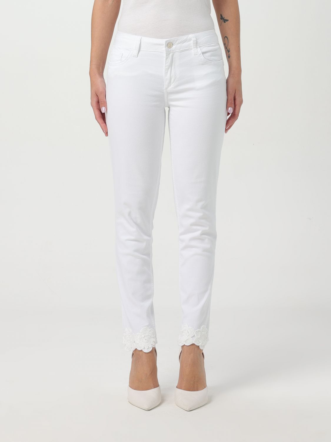 Liu Jo White Cotton Skinny Jeans | Regal Royce
