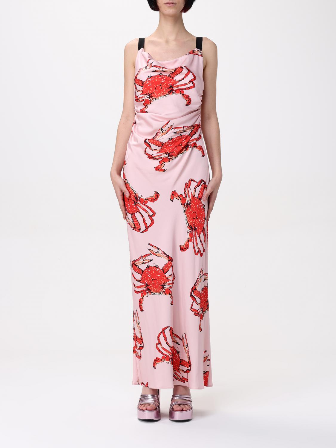 MSGM Multicolor Silk Casual Dress | Regal Royce