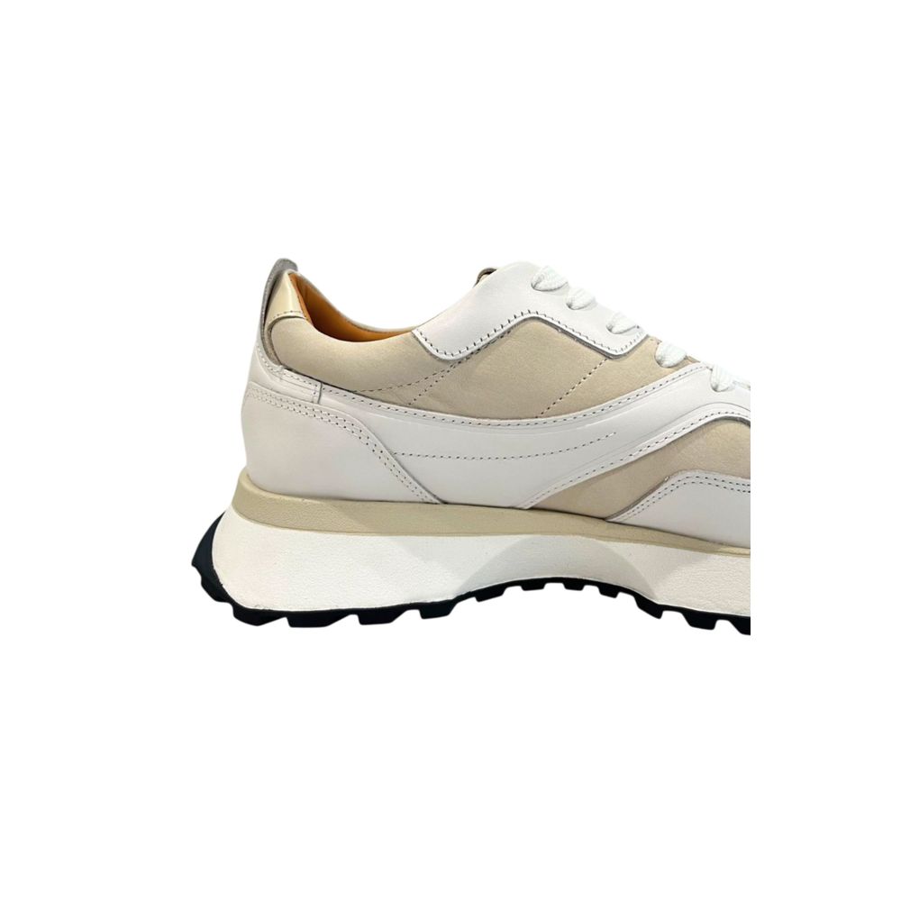 Hugo Boss White Leather Men Sneaker | Regal Royce