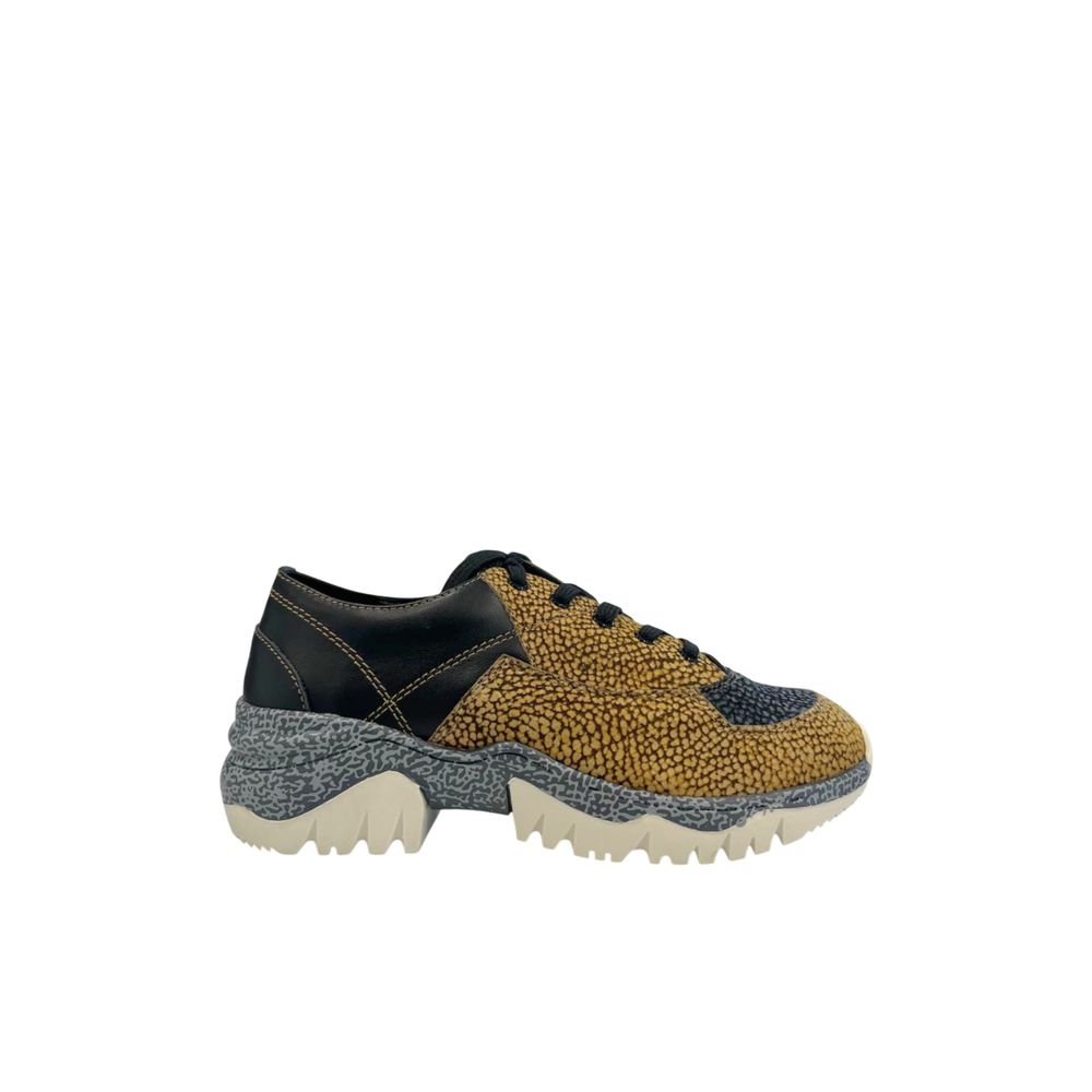 Borbonese Beige Leather Women Sneaker | Regal Royce