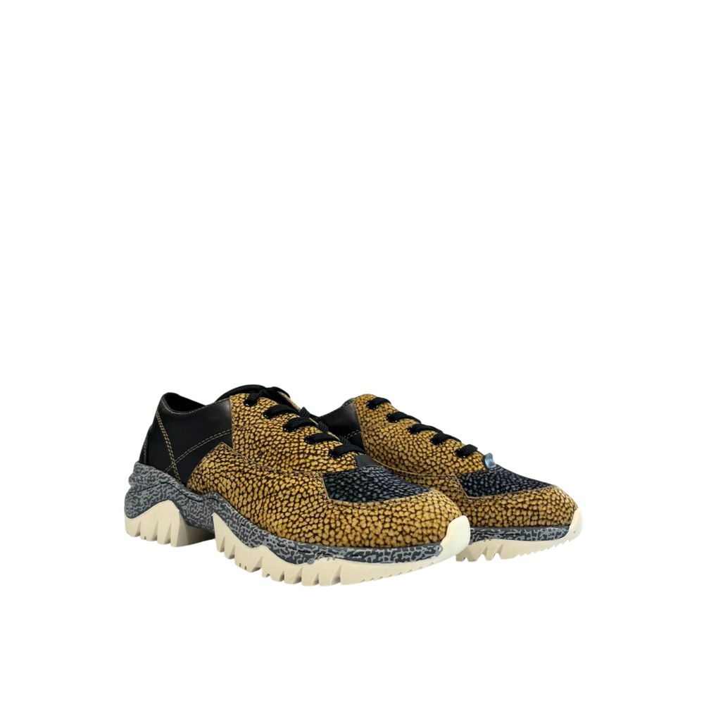 Borbonese Beige Leather Women Sneaker | Regal Royce