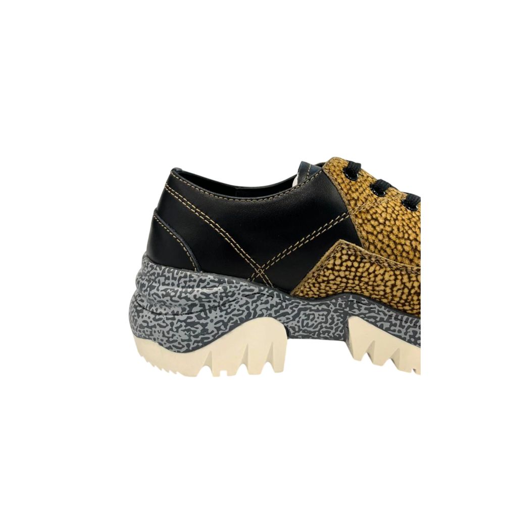 Borbonese Beige Leather Women Sneaker | Regal Royce