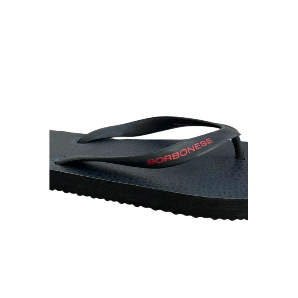 Borbonese Black Synthetic Men Flip-flop | Regal Royce