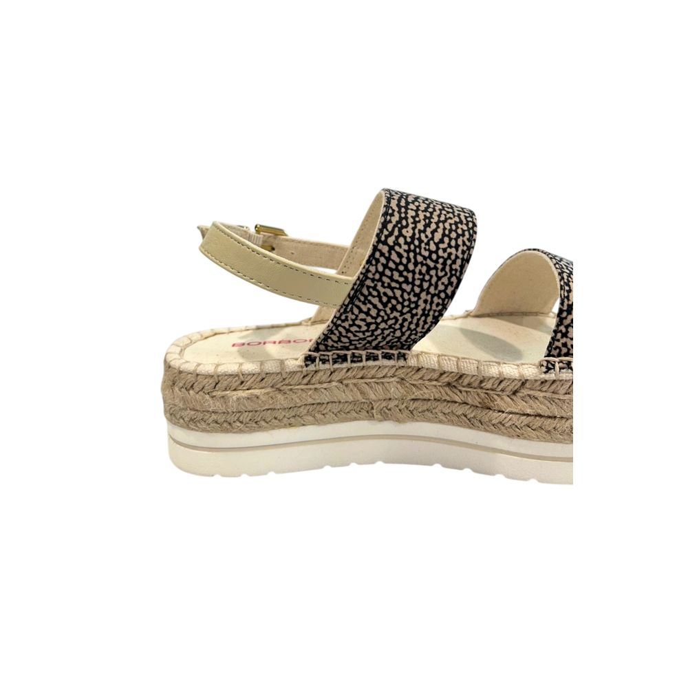 Borbonese Beige Fabric Sandal | Regal Royce