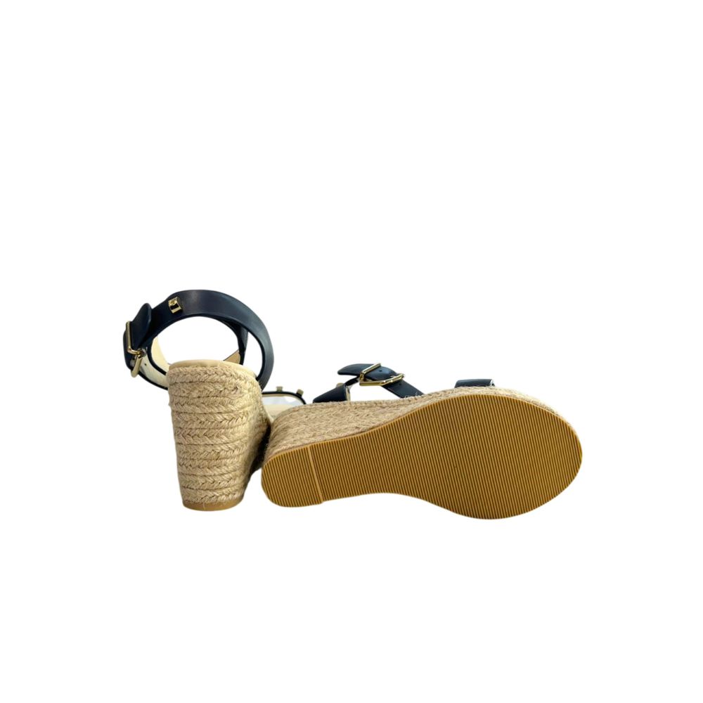 Borbonese Blue Leather Women's Platform Sandal | Regal Royce