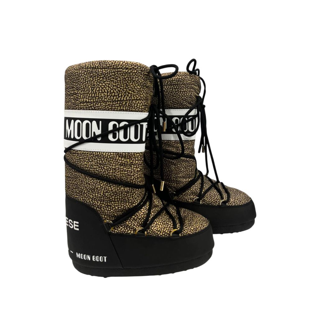 Borbonese Beige Textile Women Boot | Regal Royce