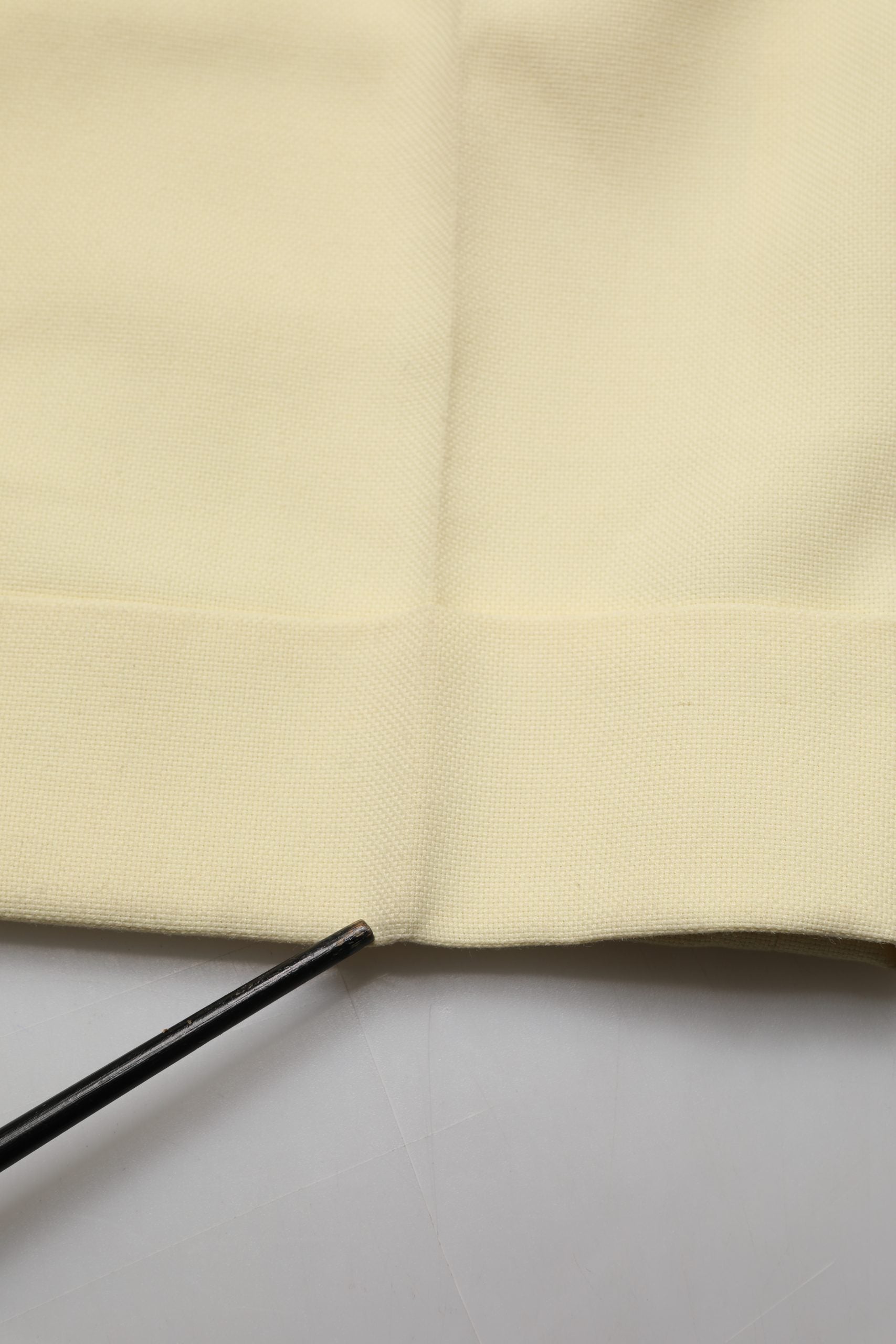 Ganni Yellow High Waisted Straight Pleated Trouser Pants | Regal Royce