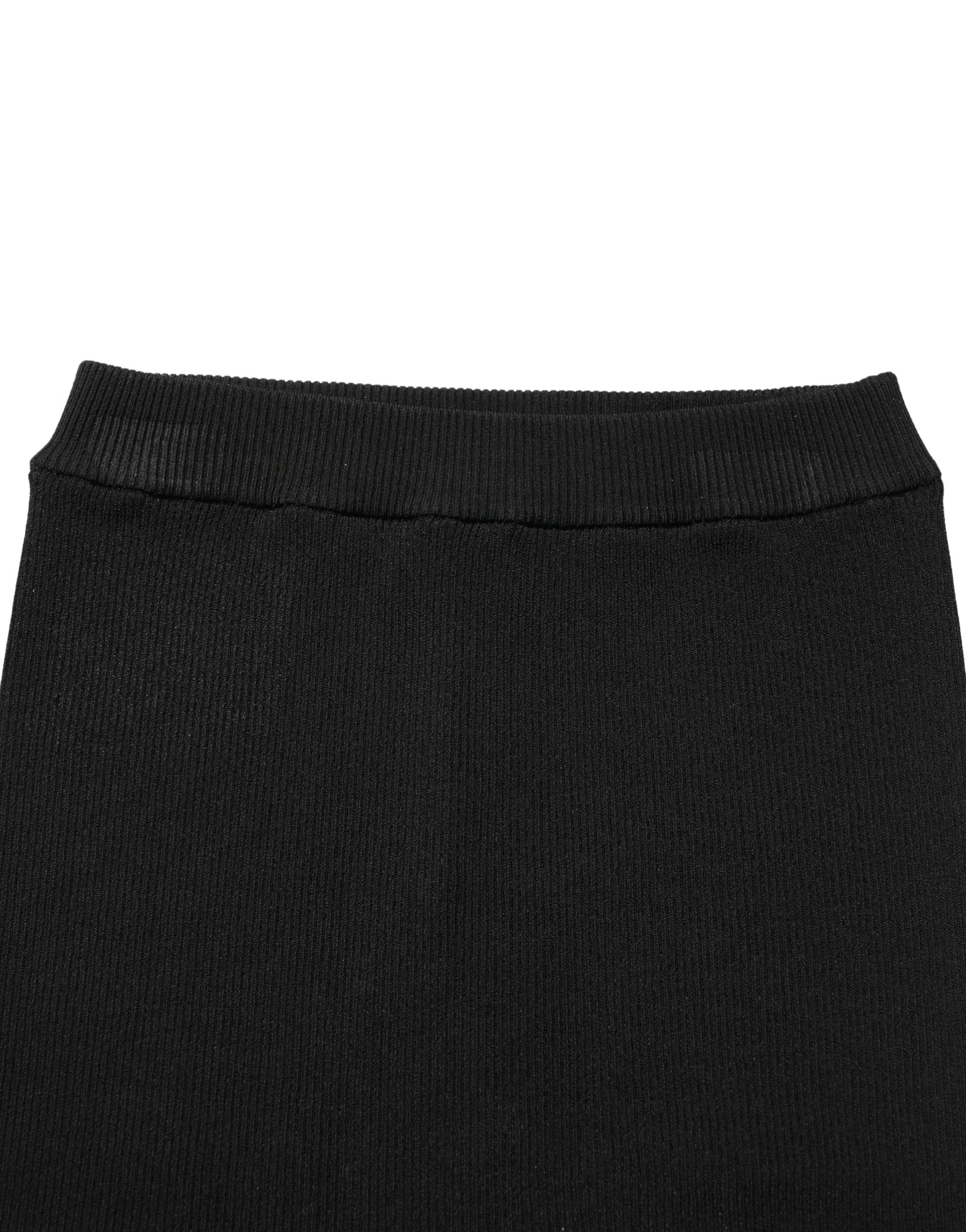 Dolce & Gabbana Black Viscose High Waisted Hot Pants Shorts | Regal Royce