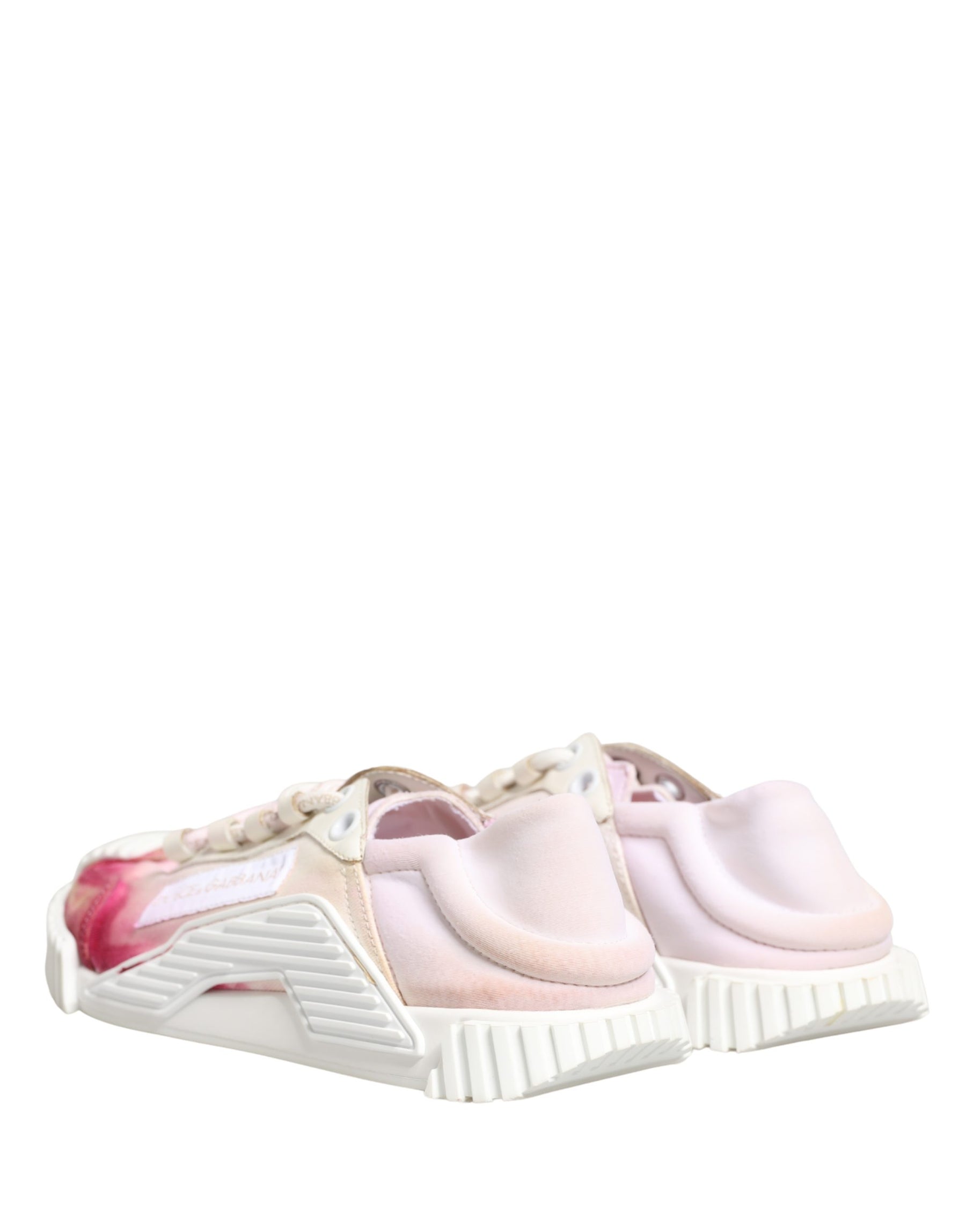 Dolce & Gabbana White NS1 Lace Up Low Top Sneakers Shoes | Regal Royce