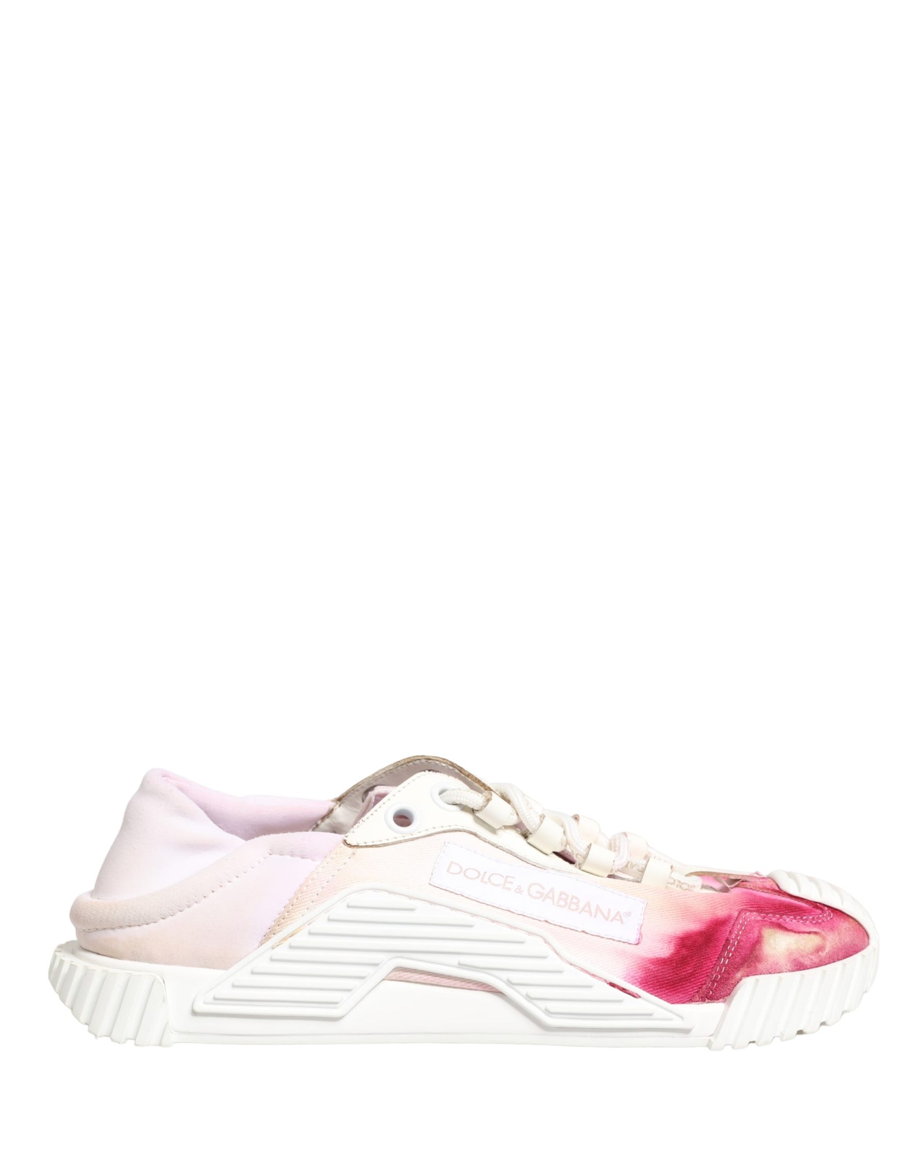 Dolce & Gabbana White NS1 Lace Up Low Top Sneakers Shoes | Regal Royce