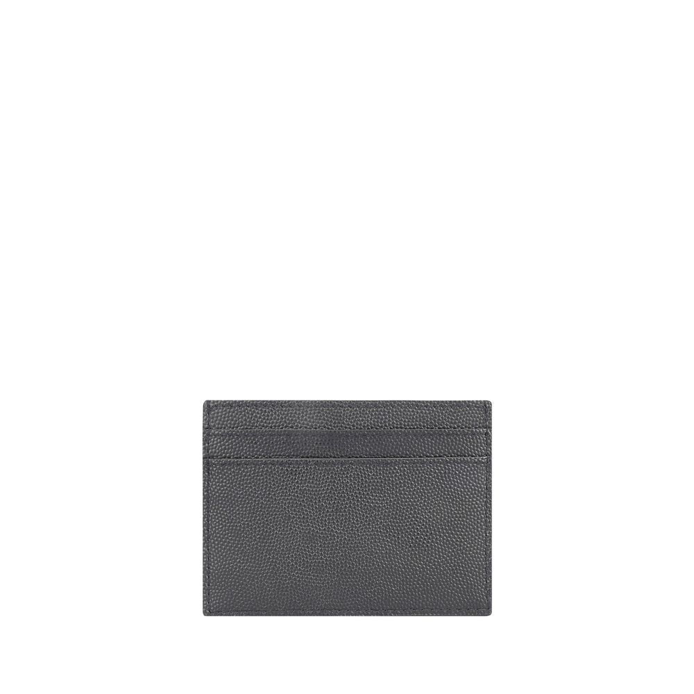 Saint Laurent Gray Calf Leather Bos Taurus Wallet | Regal Royce