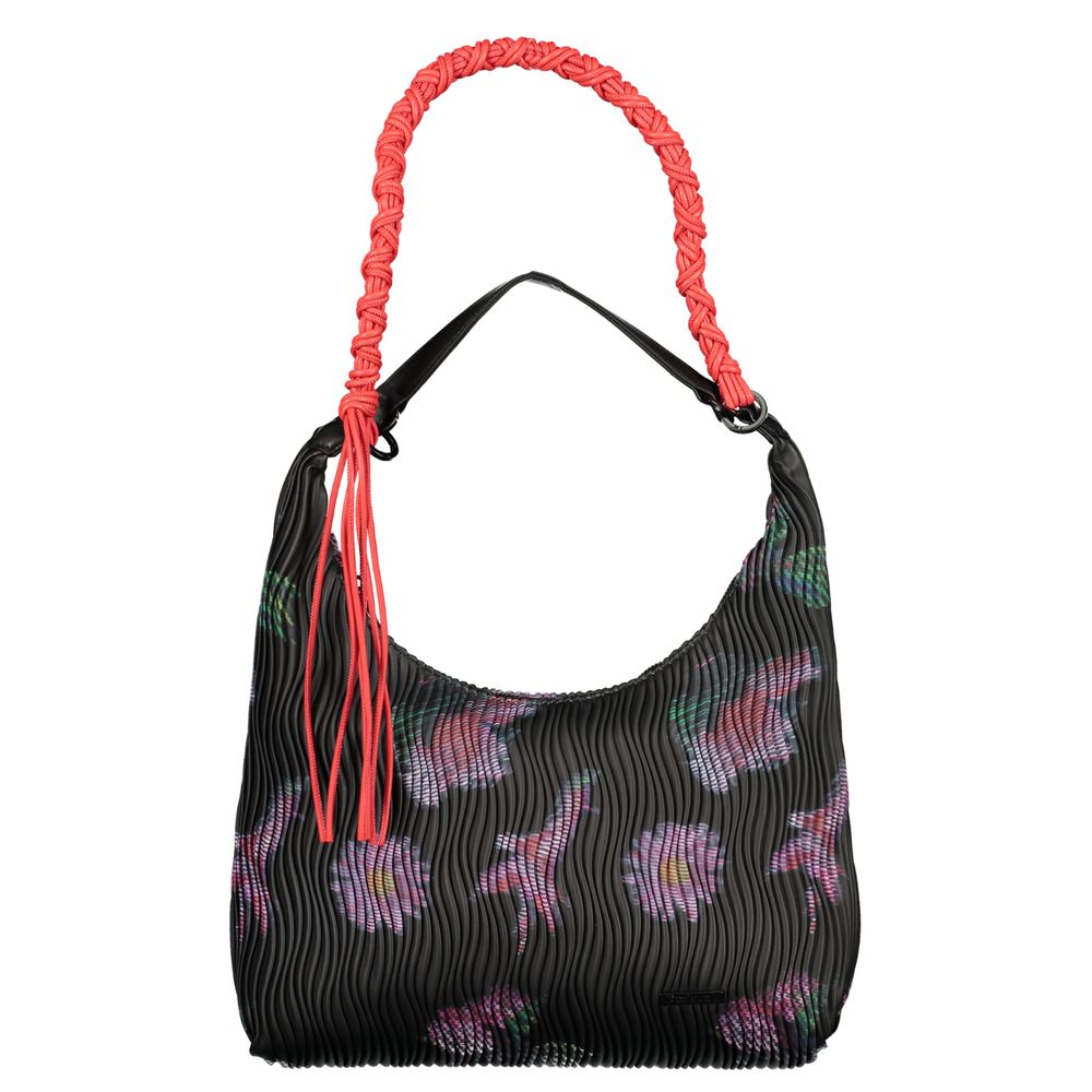 Desigual Nero Polyurethane Women Handbag | Regal Royce