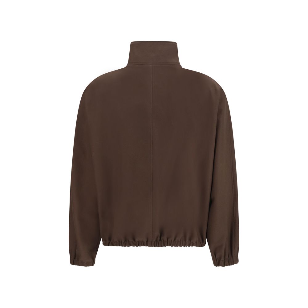 Courrèges Brown Polyester Bomber | Regal Royce