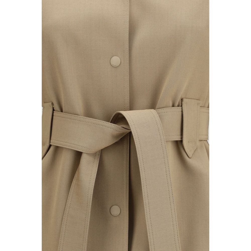 Max Mara Brown Wool Oves Aries Sleveless Jacket | Regal Royce