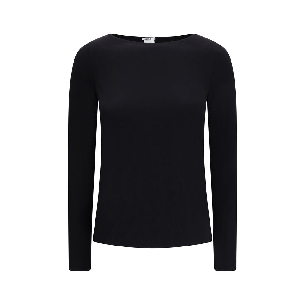Wolford Black Modal Long Sleeve T-Shirt | Regal Royce