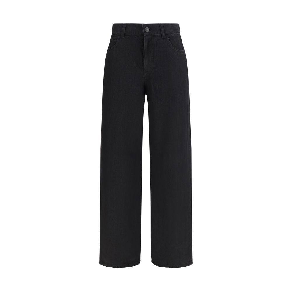 The Row Black Linen Jeans Denim | Regal Royce