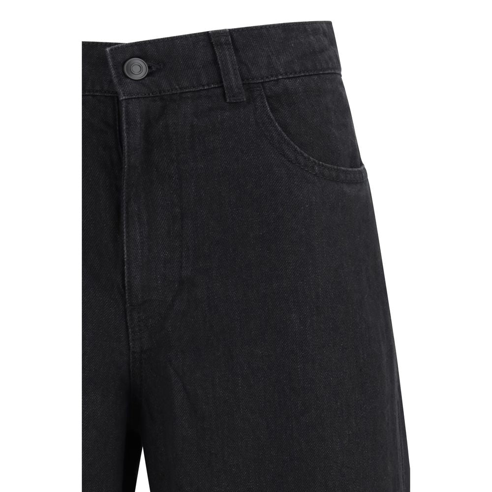 The Row Black Linen Jeans Denim | Regal Royce