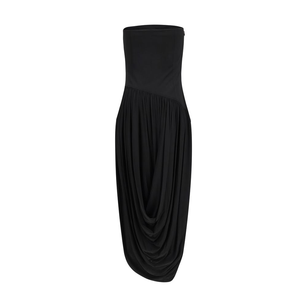 Ferragamo Black Viscose Cocktail Dress | Regal Royce