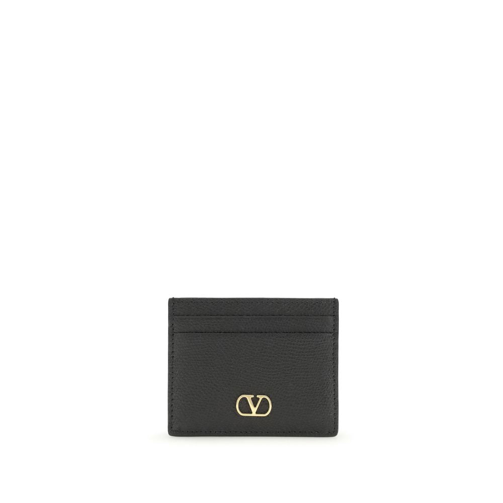 Valentino Garavani Black Calf Leather Bos Taurus Wallet | Regal Royce