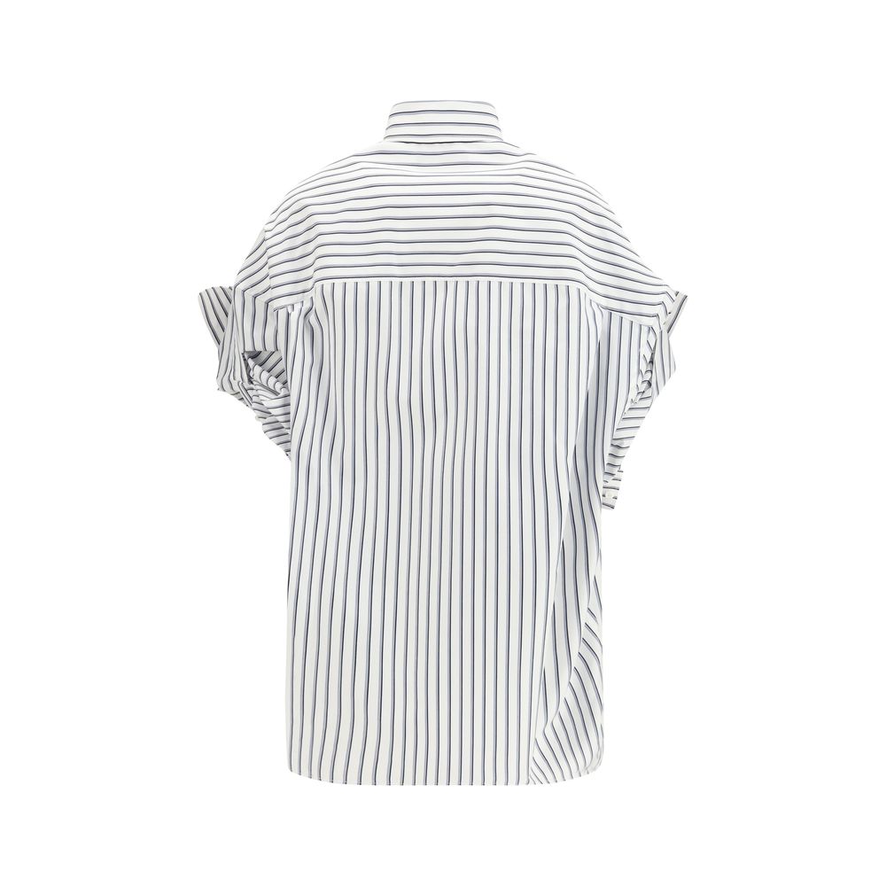 Balenciaga White Cotton Shortsleeve Shirt | Regal Royce