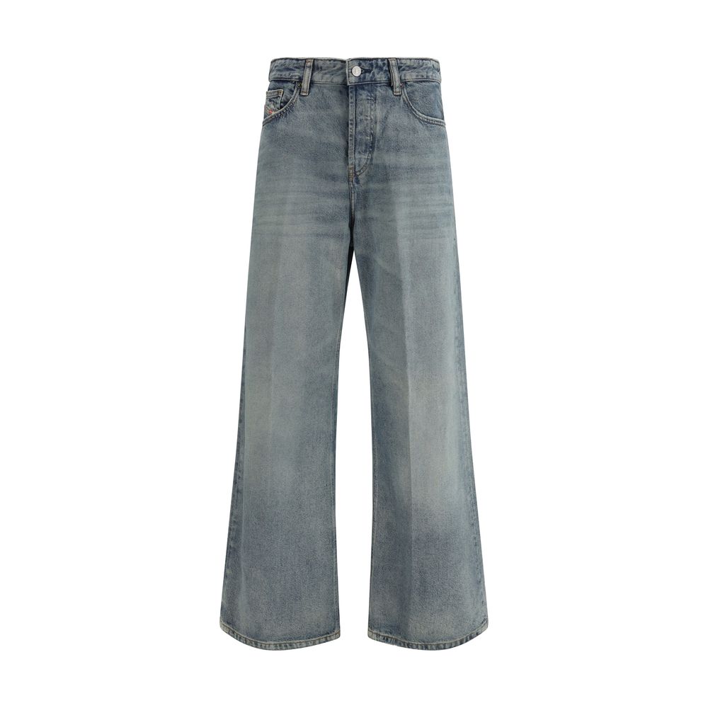 Diesel Blue Cotton Relaxed Fit Jeans | Regal Royce