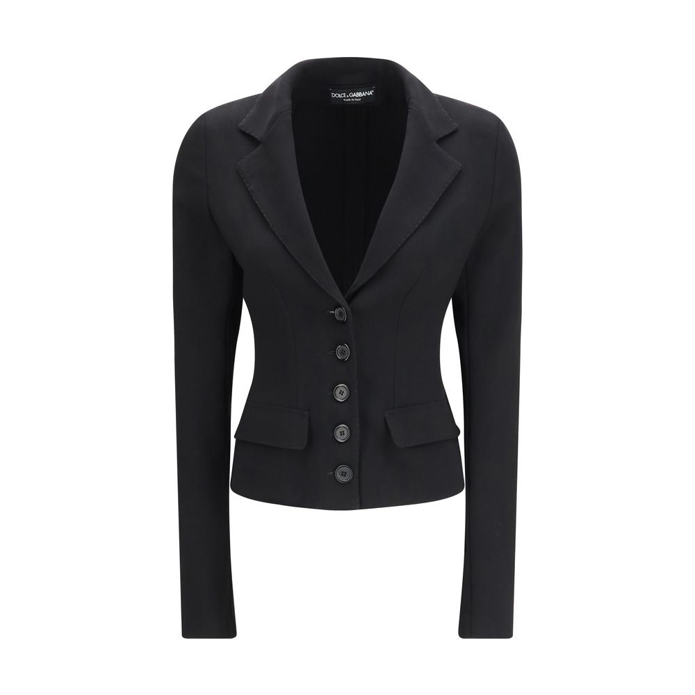 Dolce & Gabbana Black Fleece Wool Jackets And Coat | Regal Royce