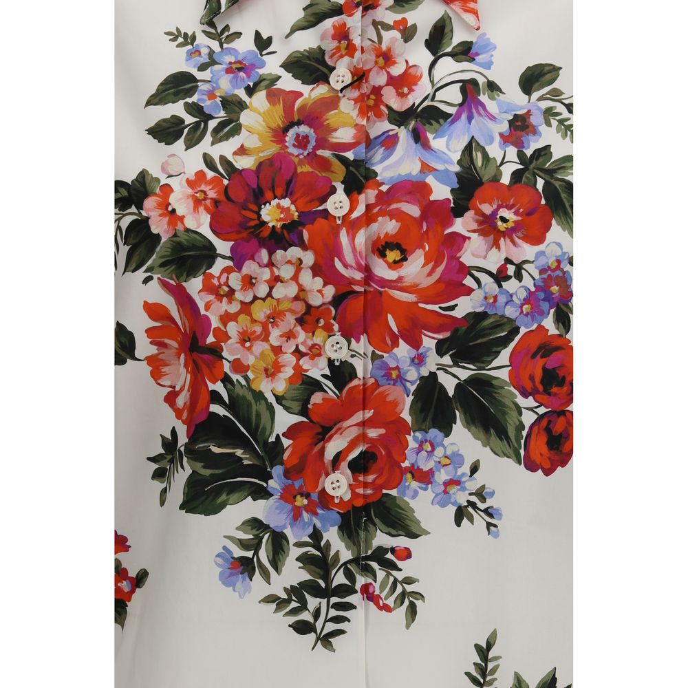 Dolce & Gabbana Multicolor Cotton Pattern Shirt | Regal Royce