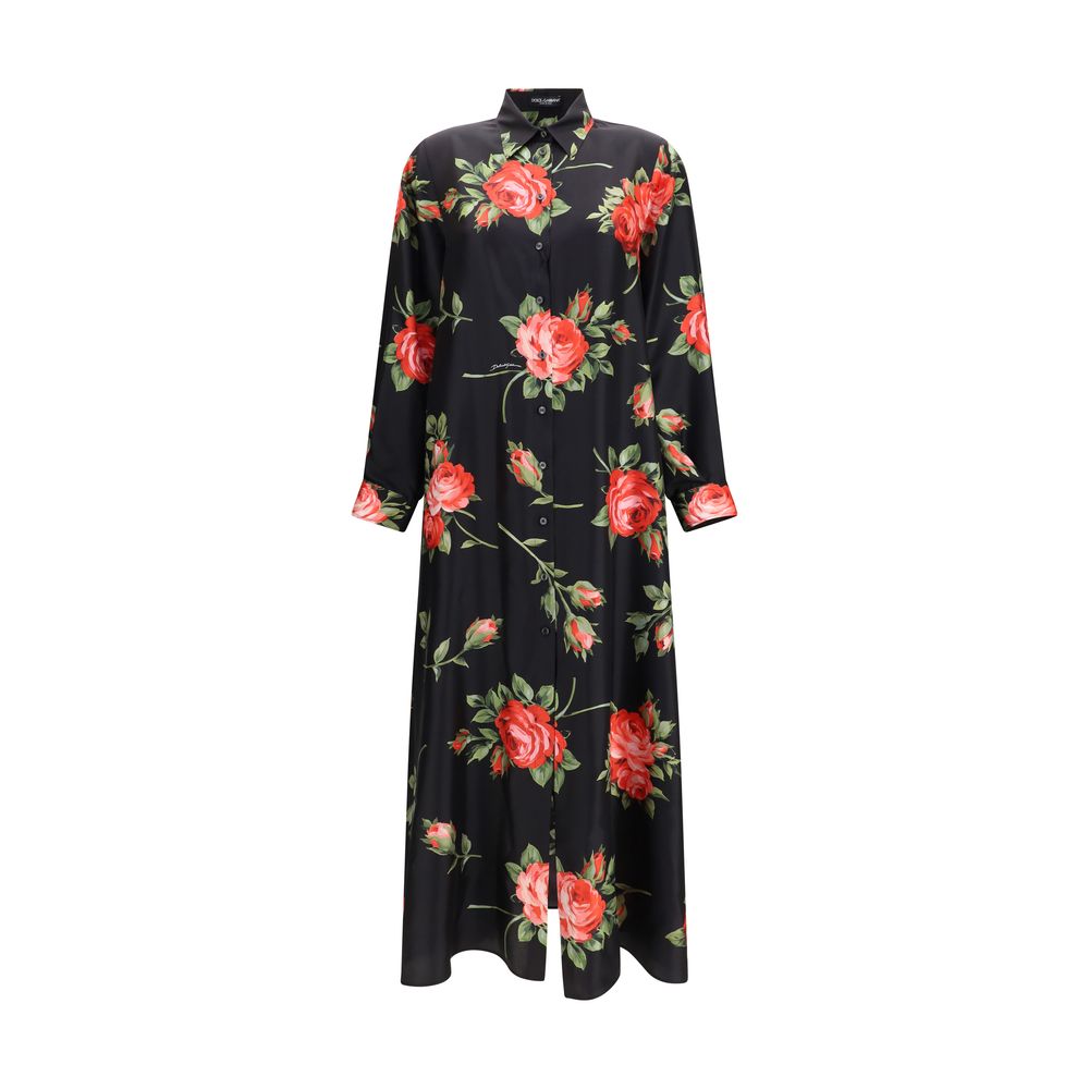 Dolce & Gabbana Multicolor Silk Casual Dress | Regal Royce