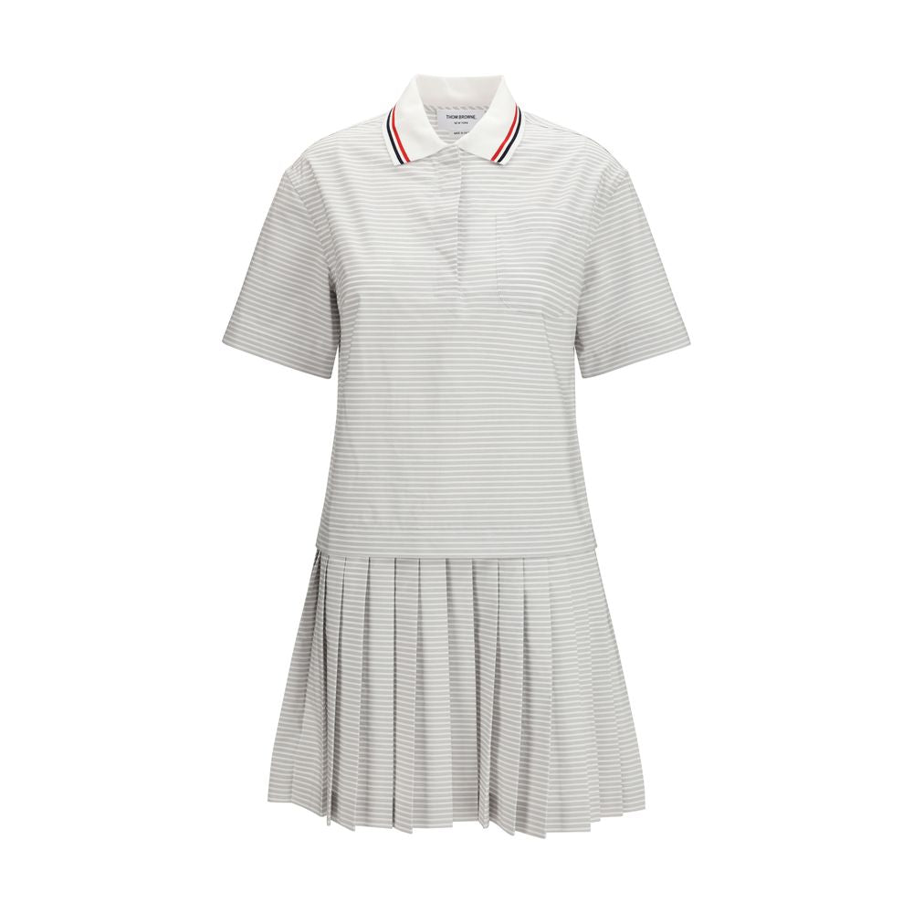 Thom Browne Gray Cotton Casual Dress | Regal Royce