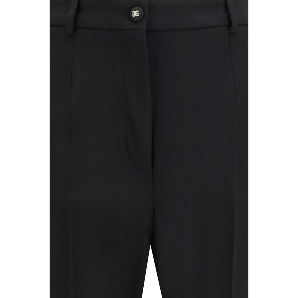 Dolce & Gabbana Black Wool Dress Pants | Regal Royce