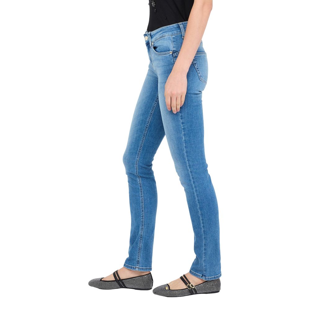 Liu Jo Light Blue Cotton Skinny Jeans | Regal Royce