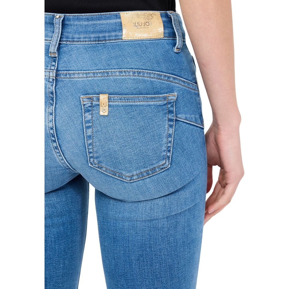 Liu Jo Light Blue Cotton Skinny Jeans | Regal Royce