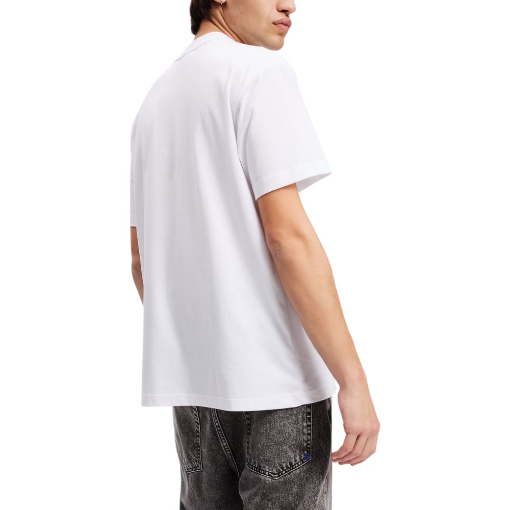 Karl Lagerfeld White Cotton T-Shirt | Regal Royce