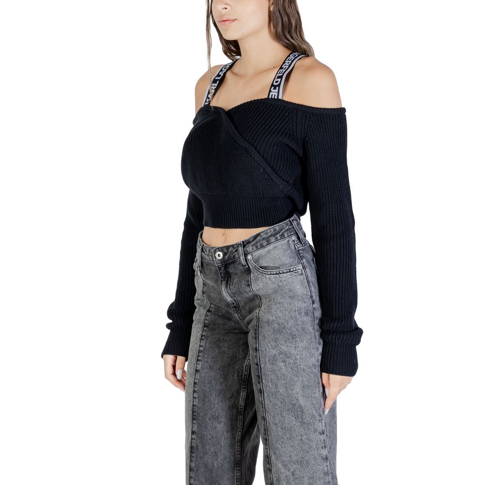 Karl Lagerfeld Black Cotton Sweatshirt | Regal Royce