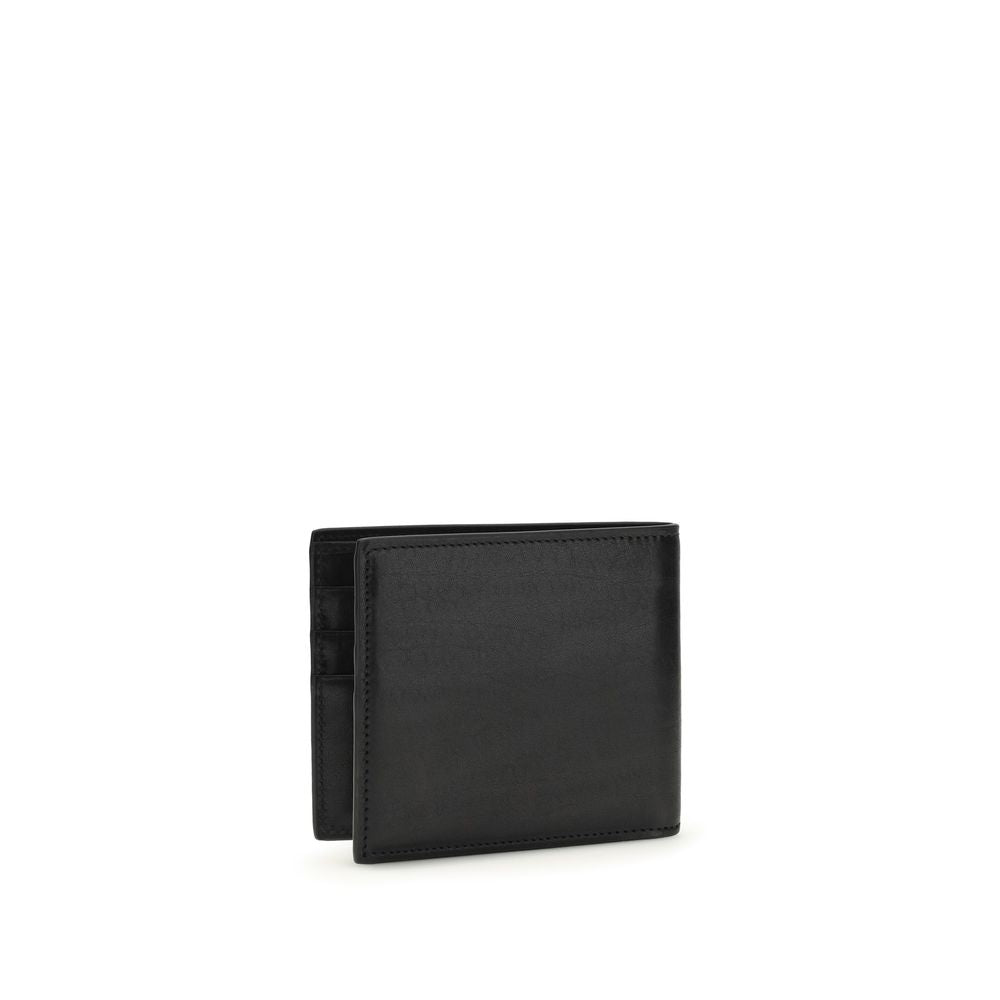 Dolce & Gabbana Black Calf Leather Bos Taurus Wallet | Regal Royce