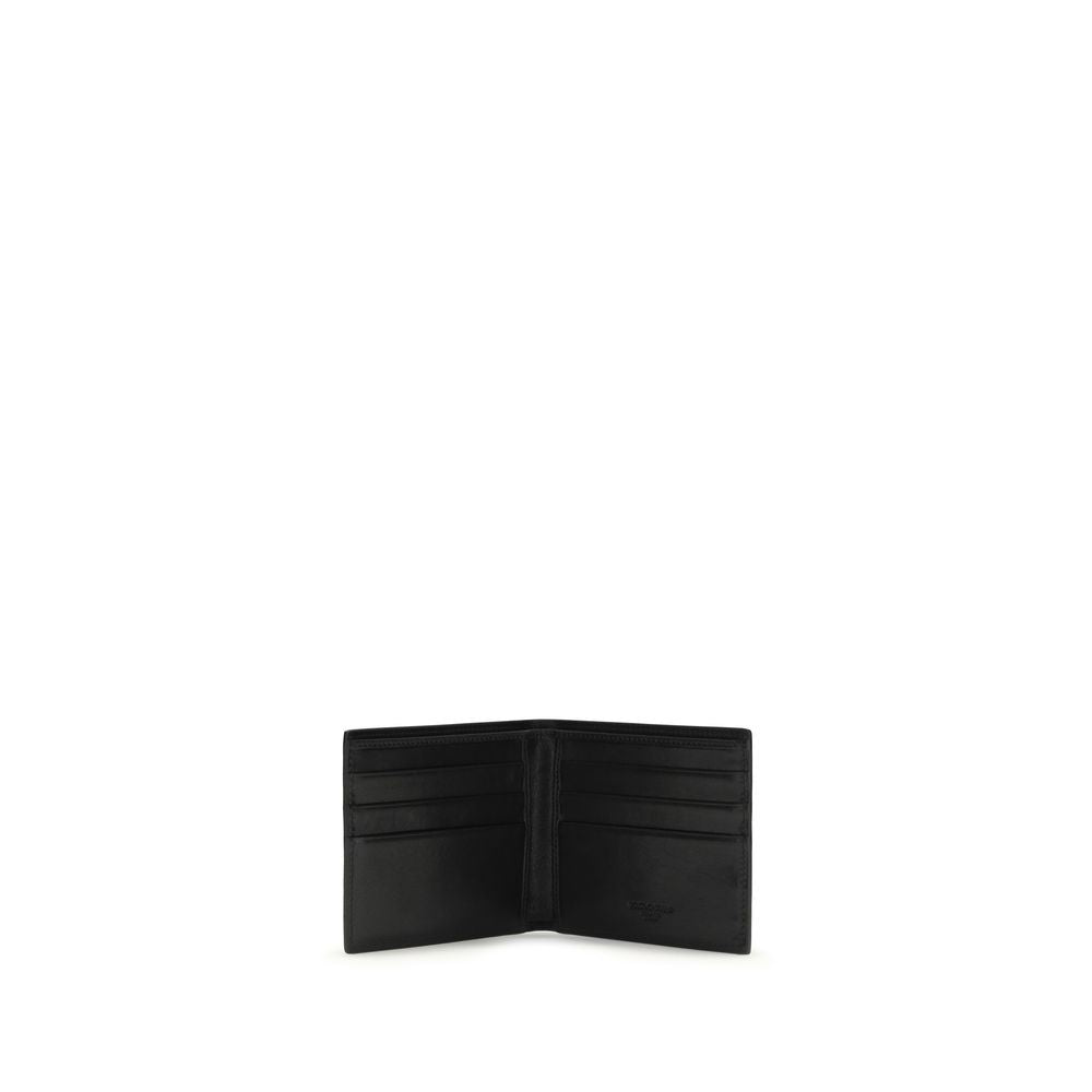 Dolce & Gabbana Black Calf Leather Bos Taurus Wallet | Regal Royce