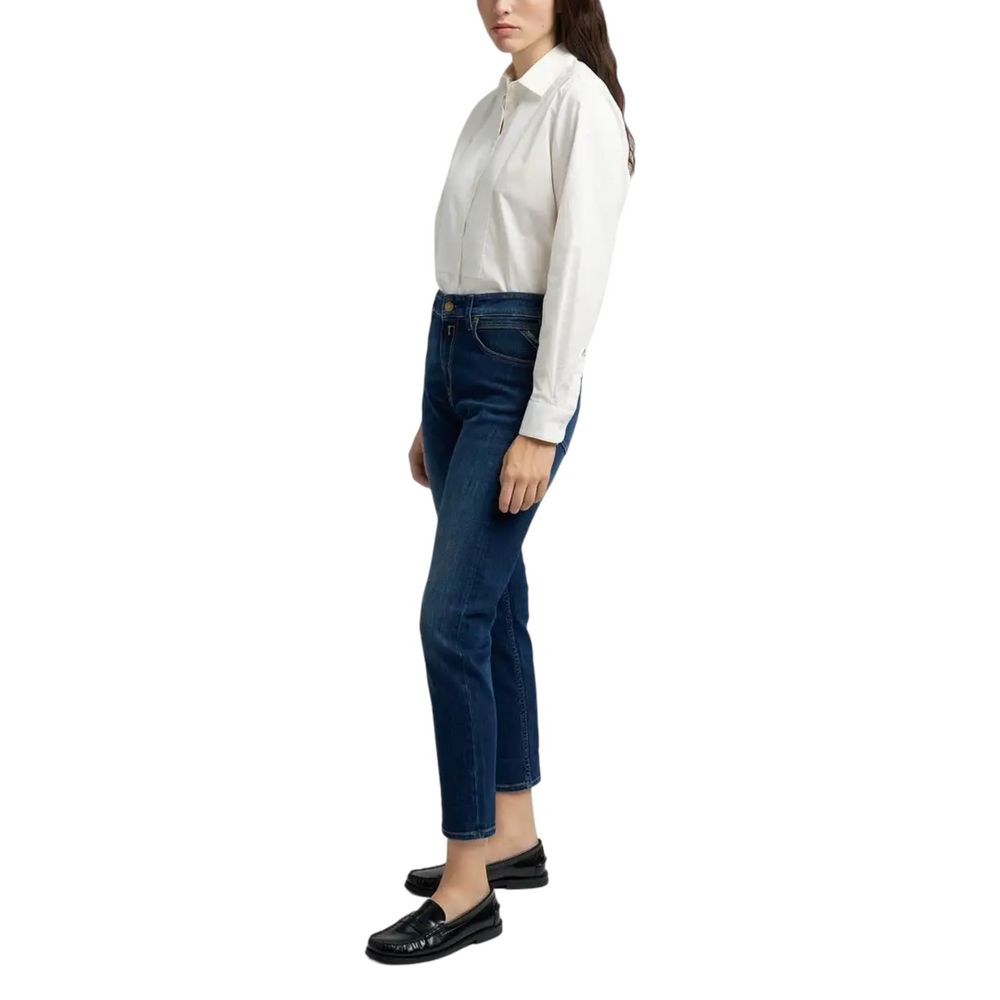 Replay Blue Cotton Skinny Jeans | Regal Royce