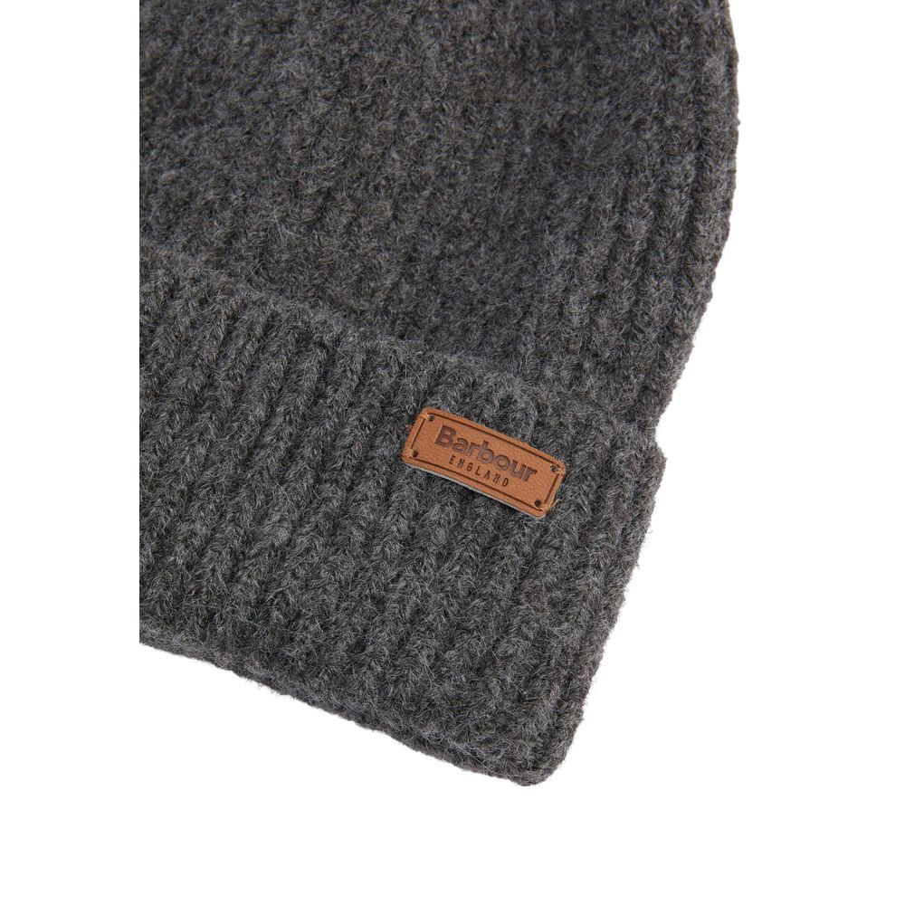Barbour Gray Polyester Beanie | Regal Royce