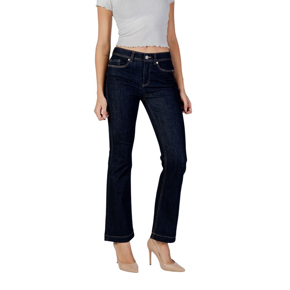 Street One Blue Cotton Skinny Jeans | Regal Royce