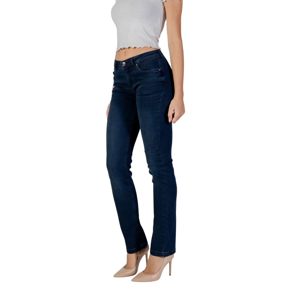 Street One Blue Cotton Skinny Jeans | Regal Royce
