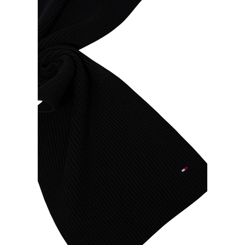 Tommy Hilfiger Black Cotton Beanie | Regal Royce