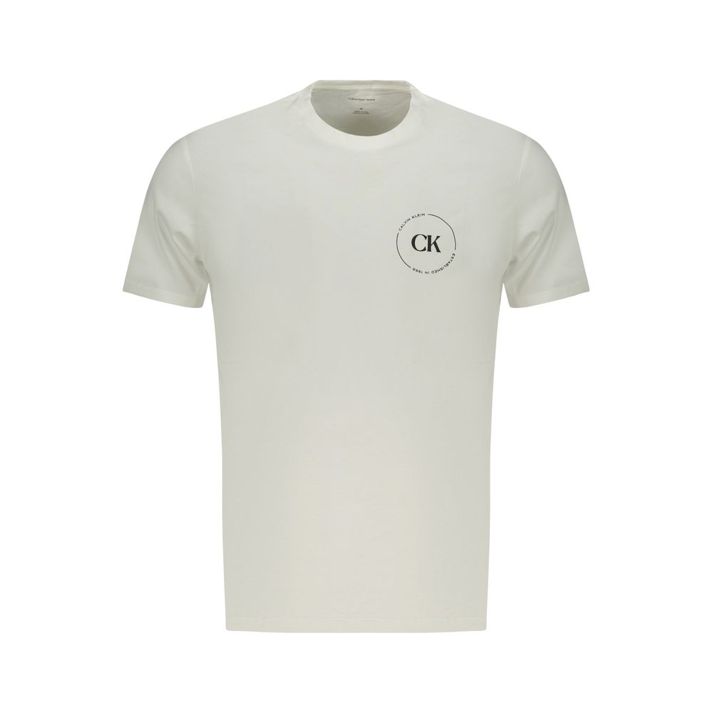 Calvin Klein Bianco Cotton Men T-Shirt | Regal Royce